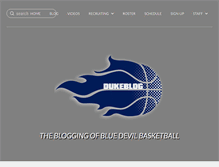 Tablet Screenshot of dukeblogger.com